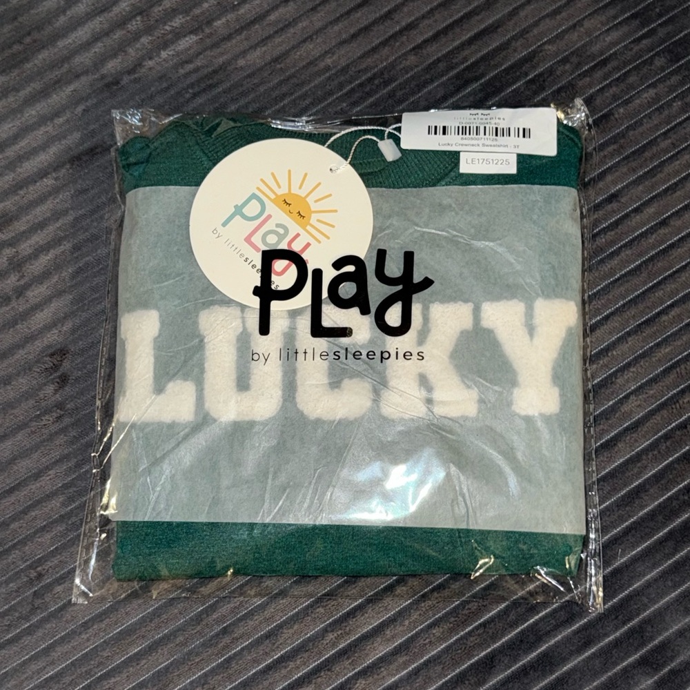 Little Sleepies LUCKY Bamboo Crewneck Sweatshirt - Picture 3 of 5